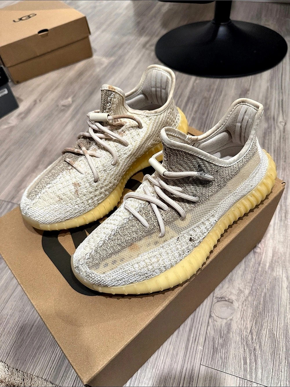 adidas Yeezy Boost 350 V2 Cream Sneakers US 6.5